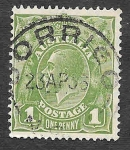 Stamps : Oceania : Australia :  23 - Rey Jorge V 