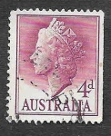 Stamps Australia -  294 - Reina Isabel II