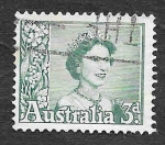 Stamps Australia -  316 - Reina Isabel II