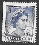 Stamps : Oceania : Australia :  319 - Reina Isabel II