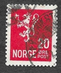 Sellos de Europa - Noruega -  119 - León Rampante
