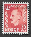 Sellos del Mundo : Europa : Noruega : 312 - Rey Haakon VII de Noruega