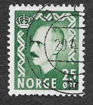 Stamps Norway -  345 - Rey Haakon VII de Noruega
