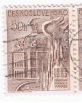 Stamps : Europe : Czechoslovakia :  Marodni Divazlo  V  Praze