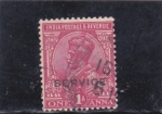 Stamps : Asia : India :  REY GEORGE V -SERVICE