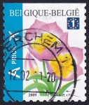 Stamps : Europe : Belgium :  tulipán
