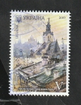 Stamps Ukraine -  Vista de la ciudad de Lviv