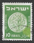 Stamps : Asia : Israel :  19 - Medio Siclo de Bronce