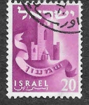 Stamps Israel -  106 - Emblema de las 12 tribus de Israel 