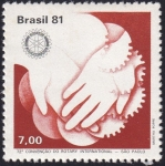 Stamps : America : Brazil :  Rotary International