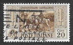Stamps Italy -  281 - L Aniversario de la Muerte de Giuseppe Garibaldi 