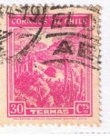 Stamps Chile -  Termas