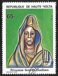 Stamps Burkina Faso -  Princesse Guimbe Quattara