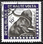 Stamps Burkina Faso -  African Elephant (Loxodonta africana)