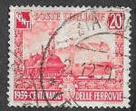 Stamps Italy -  410 - Centenario de los Ferrocarriles Italianos