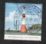 Stamps Germany -  3102 - Faro de Bremenhaver