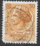 Sellos de Europa - Italia -  785 - Moneda de Siracusa