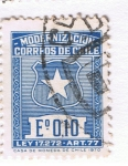 Stamps : America : Chile :  Modernización Ley 17.272 - Art. 77