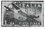 Sellos de Europa - Italia -  C106 - Avión