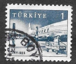 Stamps Turkey -  1442 - Avión