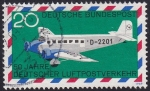 Sellos de Europa - Alemania -  50 años correo aéreo