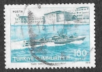 Stamps : Asia : Turkey :  1946 - Lancha Rápida Simsek 