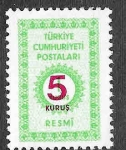 Stamps Turkey -  O141 - Diseño de Hoja