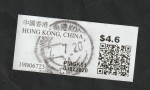 Stamps Hong Kong -  Etiqueta
