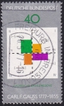 Stamps : Europe : Germany :  Gauss, matemático