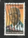 Stamps United States -  1851 - Centº del nacimiento de A. Philip Randolph, defensor de los Derechos del Hombre