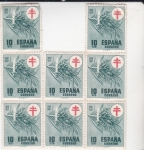 Stamps : Europe : Spain :  PRO TUBERCULOSOS(43)