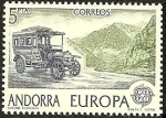 Sellos del Mundo : Europa : Andorra : Europa CEPT - Coche correo