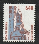 Stamps Germany -  1643 - Catedral de Speyer