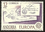 Sellos de Europa - Andorra -  Europa  CEPT -  Cartas prefilatélicas