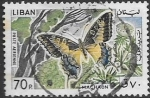 Stamps Lebanon -  mariposas