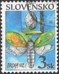 Stamps : Europe : Slovakia :  mariposas