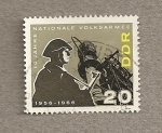 Stamps Germany -  10 años creación ejército del pueblo