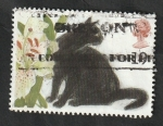Stamps United Kingdom -  1789 - Gato