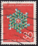 Stamps Germany -  100 años de sindicatos