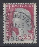 Stamps : Europe : France :  1960 - Marianne tipo Decaris