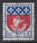 Stamps : Europe : France :  1965 - Escudo de armas, Paris