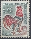 Stamps : Europe : France :  1965 - Gallo