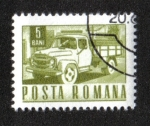 Stamps Romania -  Postal y transporte