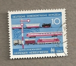 Stamps Germany -  Feria  de Leipzig Otoño 1968