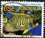 Stamps Australia -  Pez Angel