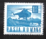 Stamps Romania -  Postal y transporte