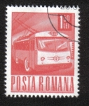 Stamps Romania -  Postal y transporte