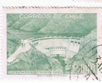 Stamps : America : Chile :  Central Hidroelectrica de Rapel