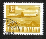 Stamps Romania -  Postal y transporte