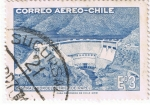 Stamps : America : Chile :  Central Hidroelectrica de Rapel  2